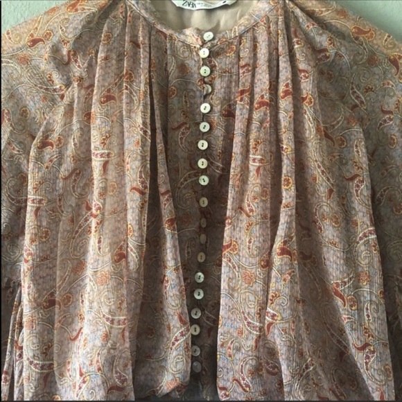 Zara Paisley Top‎ - Picture 9 of 13